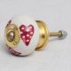 Red Heart Ceramic Knobs